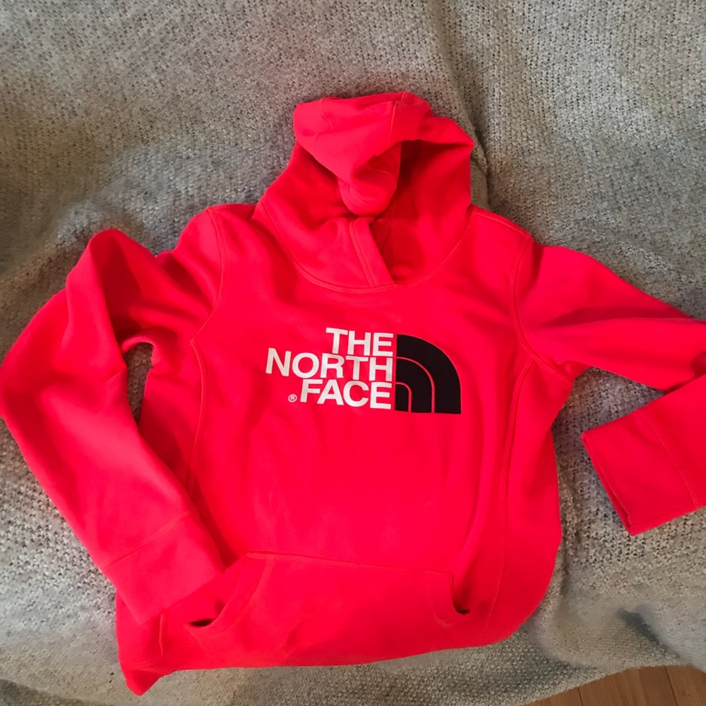Neon North Face Sweatshirt